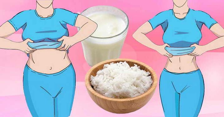 Losing weight on a kefir-rice diet