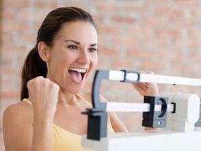 weighing while losing weight by 10 kg per month