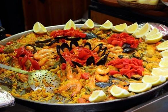 seafood pilaf for mediterranean diet